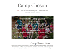 Tablet Screenshot of campchoson.org